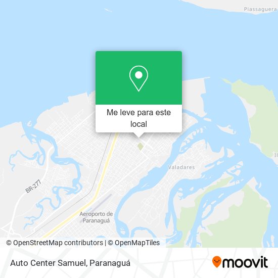 Auto Center Samuel mapa