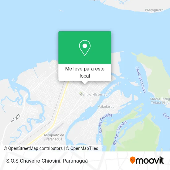 S.O.S Chaveiro Chiosini mapa