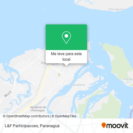 L&F Participacoes mapa