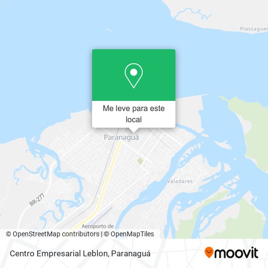 Centro Empresarial Leblon mapa