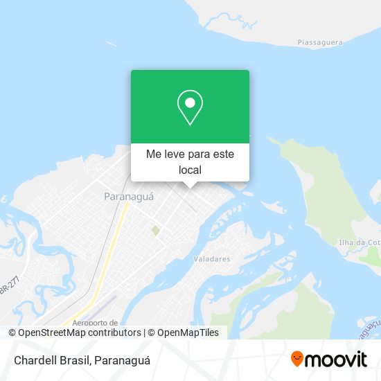 Chardell Brasil mapa
