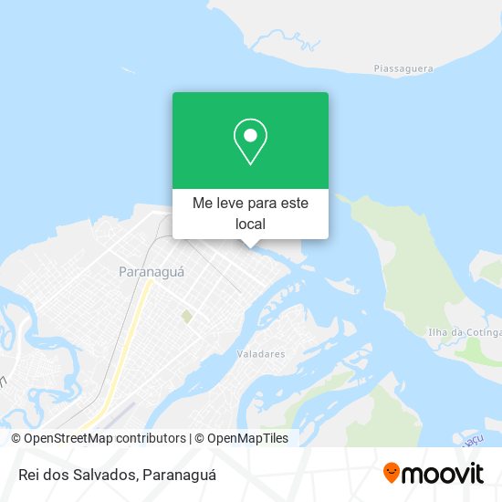 Rei dos Salvados mapa
