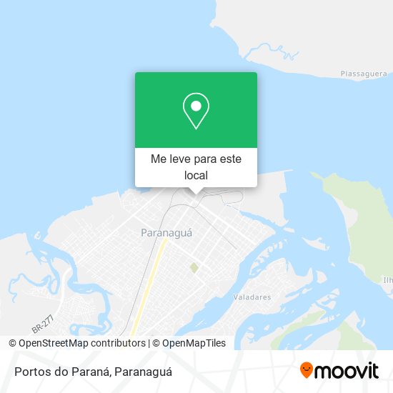 Portos do Paraná mapa