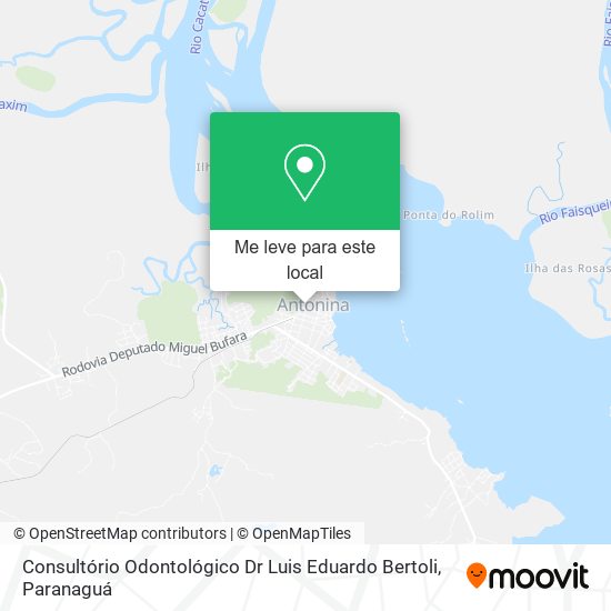 Consultório Odontológico Dr Luis Eduardo Bertoli mapa