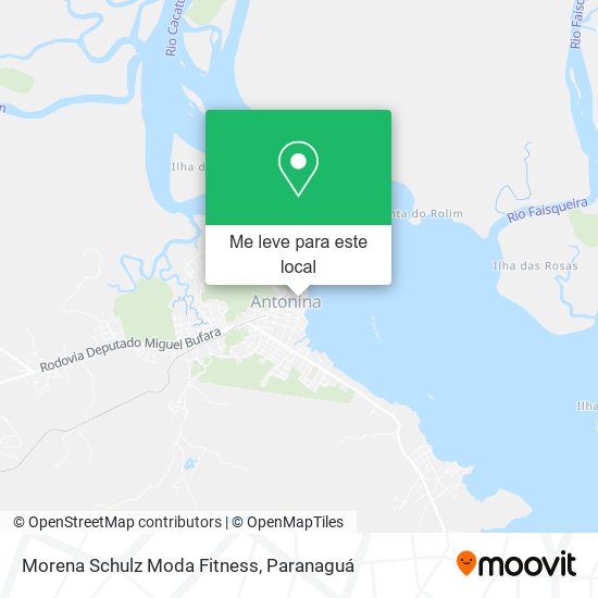 Morena Schulz Moda Fitness mapa