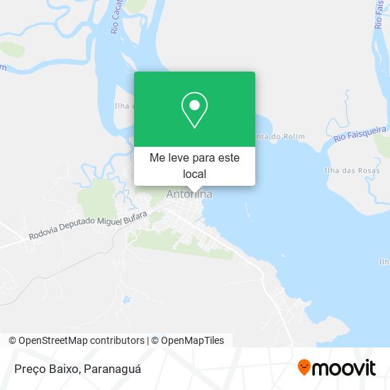 Preço Baixo mapa