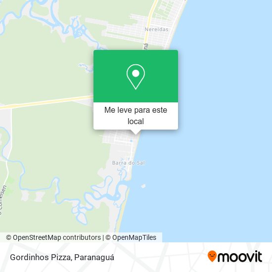 Gordinhos Pizza mapa