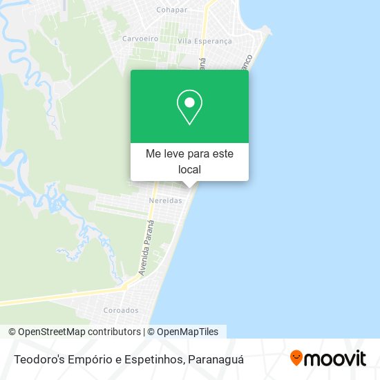 Teodoro's Empório e Espetinhos mapa