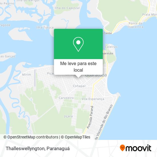 Thalleswellyngton mapa