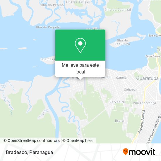 Bradesco mapa