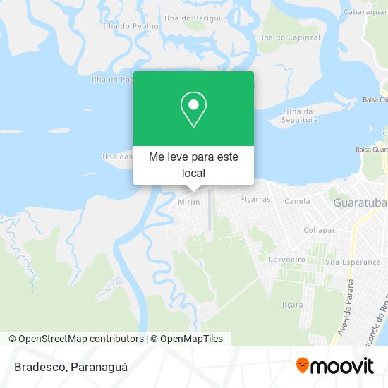 Bradesco mapa