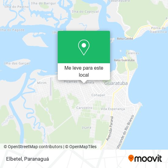 Elbetel mapa