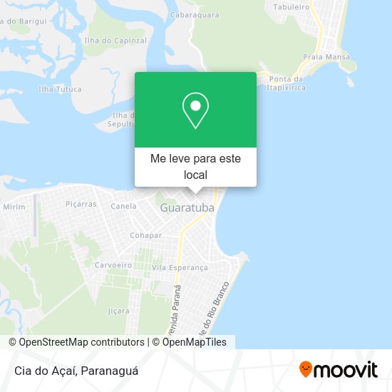 Cia do Açaí mapa