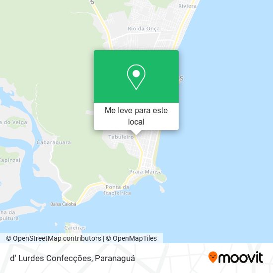 d' Lurdes Confecções mapa