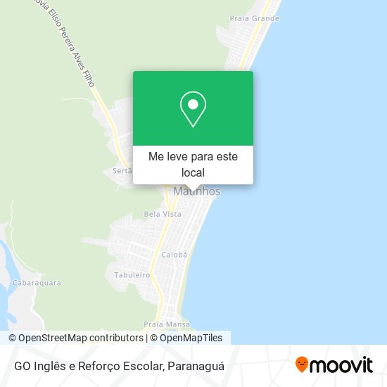 GO Inglês e Reforço Escolar mapa