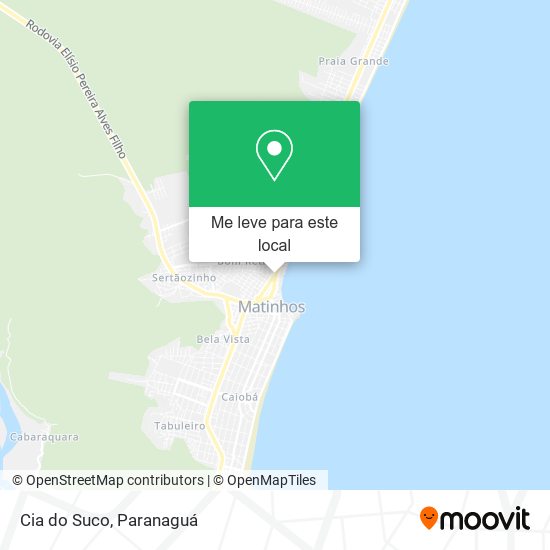 Cia do Suco mapa