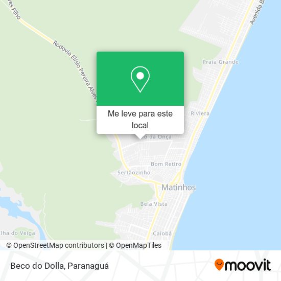 Beco do Dolla mapa