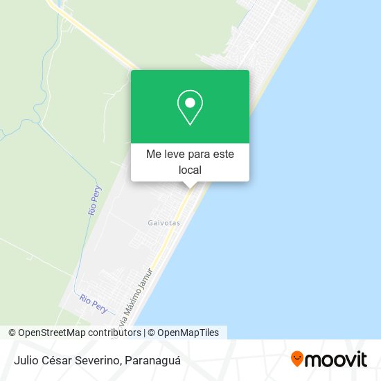 Julio César Severino mapa
