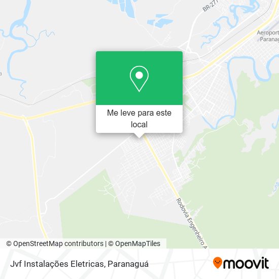 Jvf Instalações Eletricas mapa