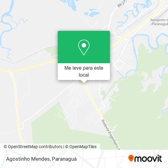Agostinho Mendes mapa