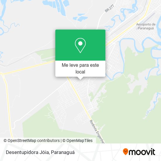 Desentupidora Jóia mapa