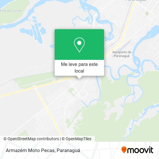 Armazém Moto Pecas mapa