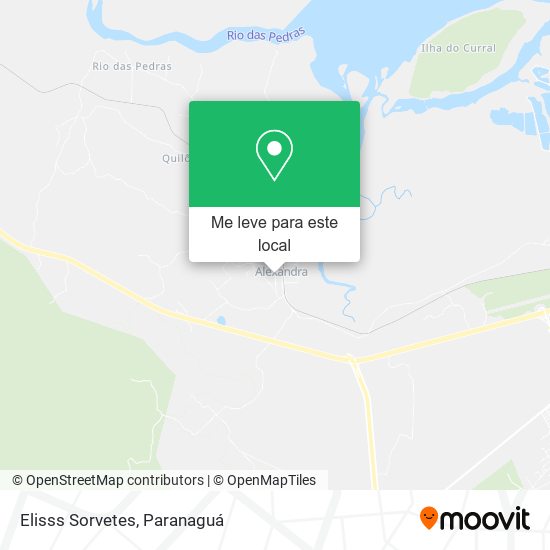 Elisss Sorvetes mapa