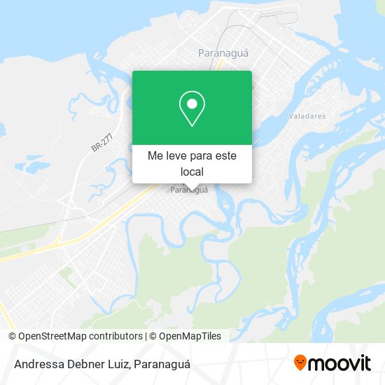 Andressa Debner Luiz mapa
