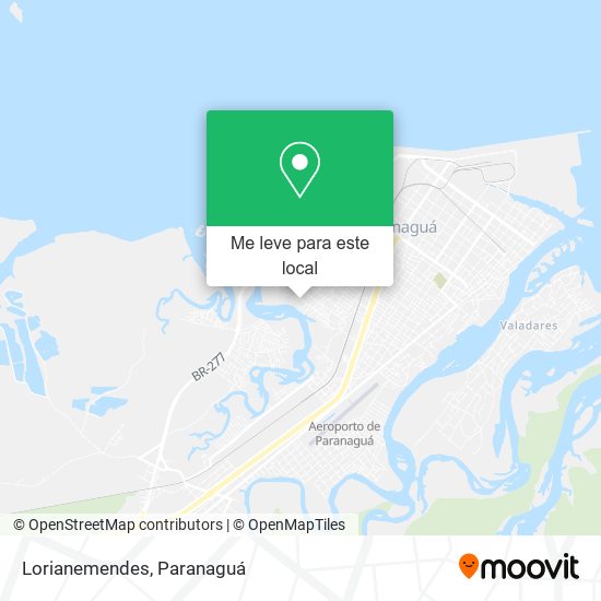 Lorianemendes mapa
