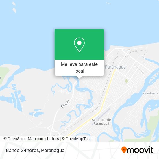 Banco 24horas mapa