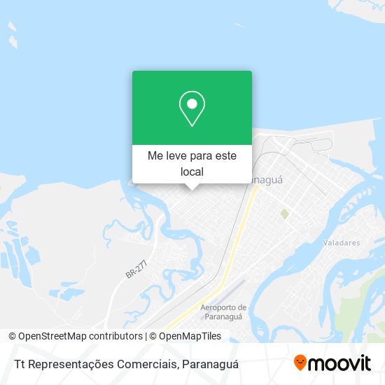 Tt Representações Comerciais mapa