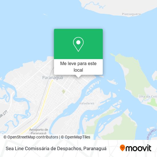 Sea Line Comissária de Despachos mapa