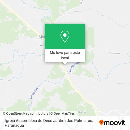Igreja Assembléia de Deus Jardim das Palmeiras mapa