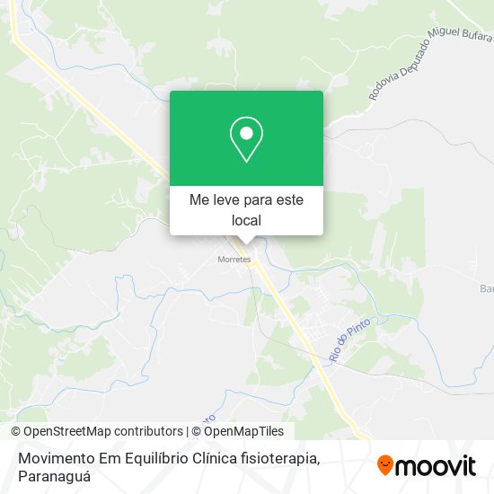 Movimento Em Equilíbrio Clínica fisioterapia mapa