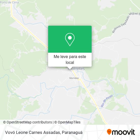Vovó Leone Carnes Assadas mapa