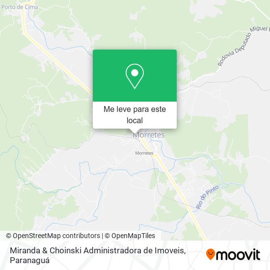 Miranda & Choinski Administradora de Imoveis mapa