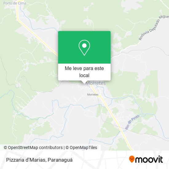Pizzaria d'Marias mapa