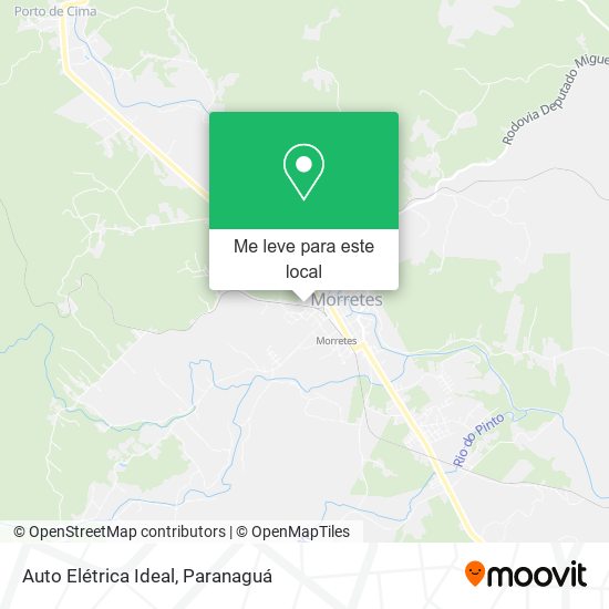 Auto Elétrica Ideal mapa
