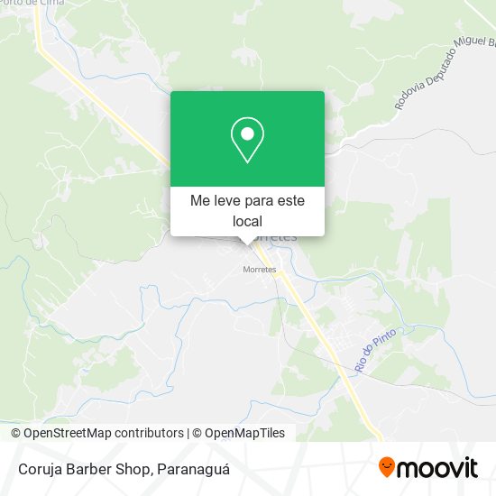 Coruja Barber Shop mapa