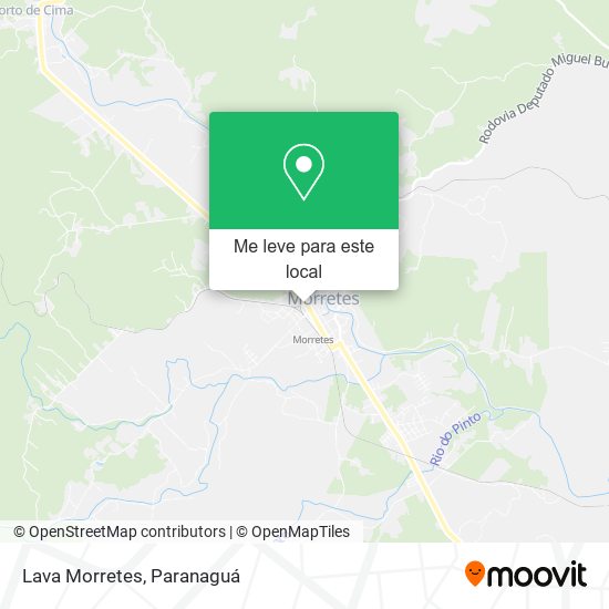 Lava Morretes mapa