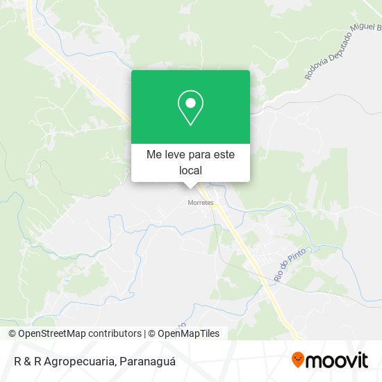 R & R Agropecuaria mapa