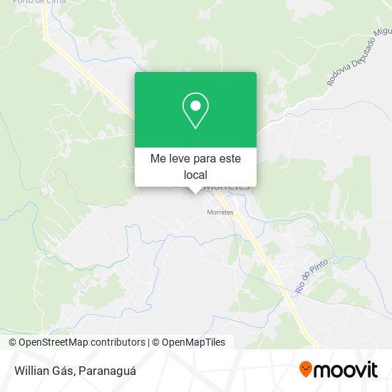Willian Gás mapa