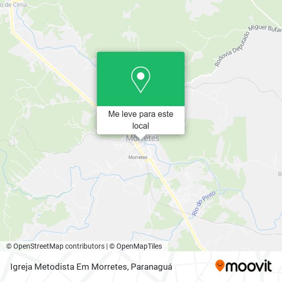 Igreja Metodista Em Morretes mapa