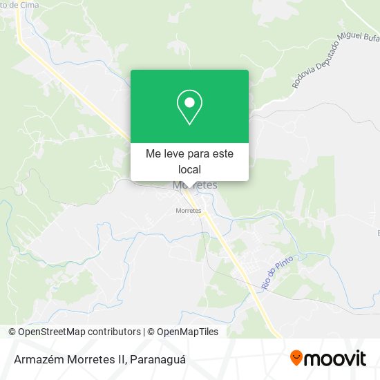 Armazém Morretes II mapa