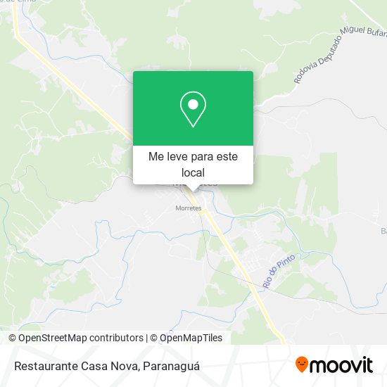 Restaurante Casa Nova mapa