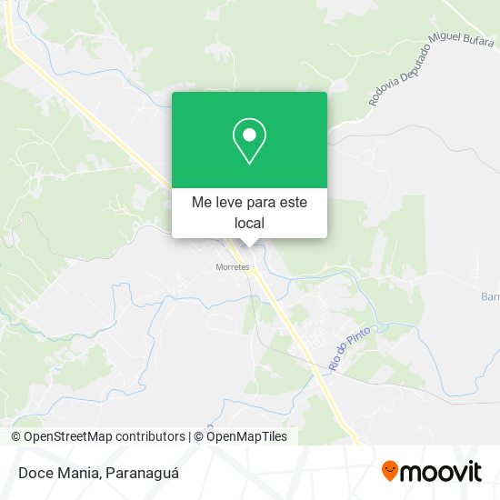 Doce Mania mapa