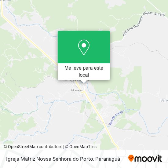 Igreja Matriz Nossa Senhora do Porto mapa