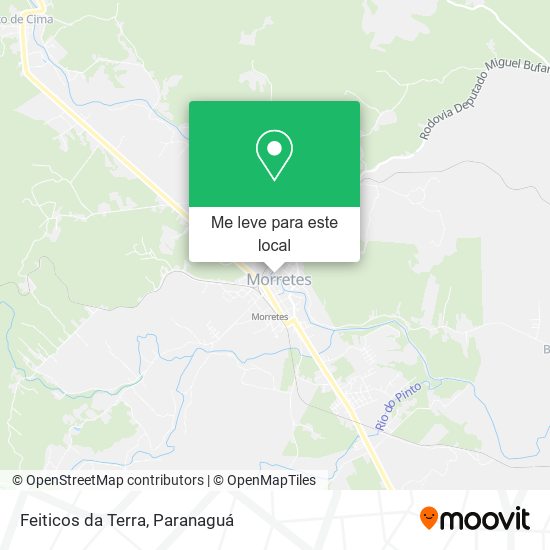 Feiticos da Terra mapa