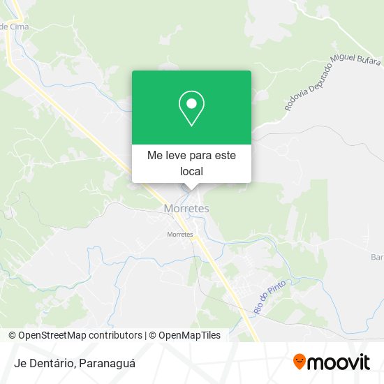 Je Dentário mapa