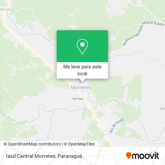 Iasd Central Morretes mapa